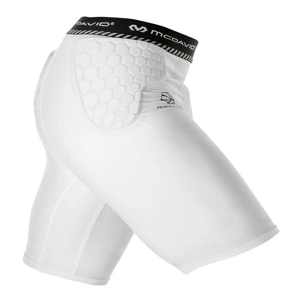 McDavid 21360 MEN'S SIZE 2XL Basketball Hex Compression Short w/ Hip & Tail Pads